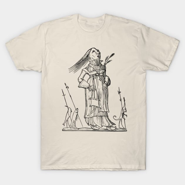 Grotesque #26 The Drolatic Dreams of Pantagruel (1565) T-Shirt by n23tees